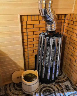 Дровяная банная печь GrillD Cometa Vega 240 Long Pro