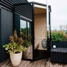 Электрическая печь Henki Nest 6 кВт, черная