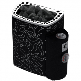 Электрическая печь Sawo ScandiFire SCA-60NB-DRF-BL-P-C 6 кВт, встроенный пульт