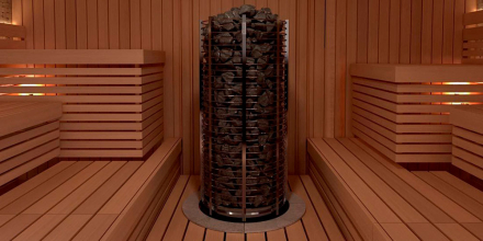 Печь для сауны Sawo Tower TH6-90NS-P круглая, 9 кВт