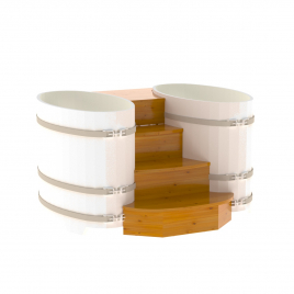 Подиум на 2 купели Bentwood 0,69Х1,31